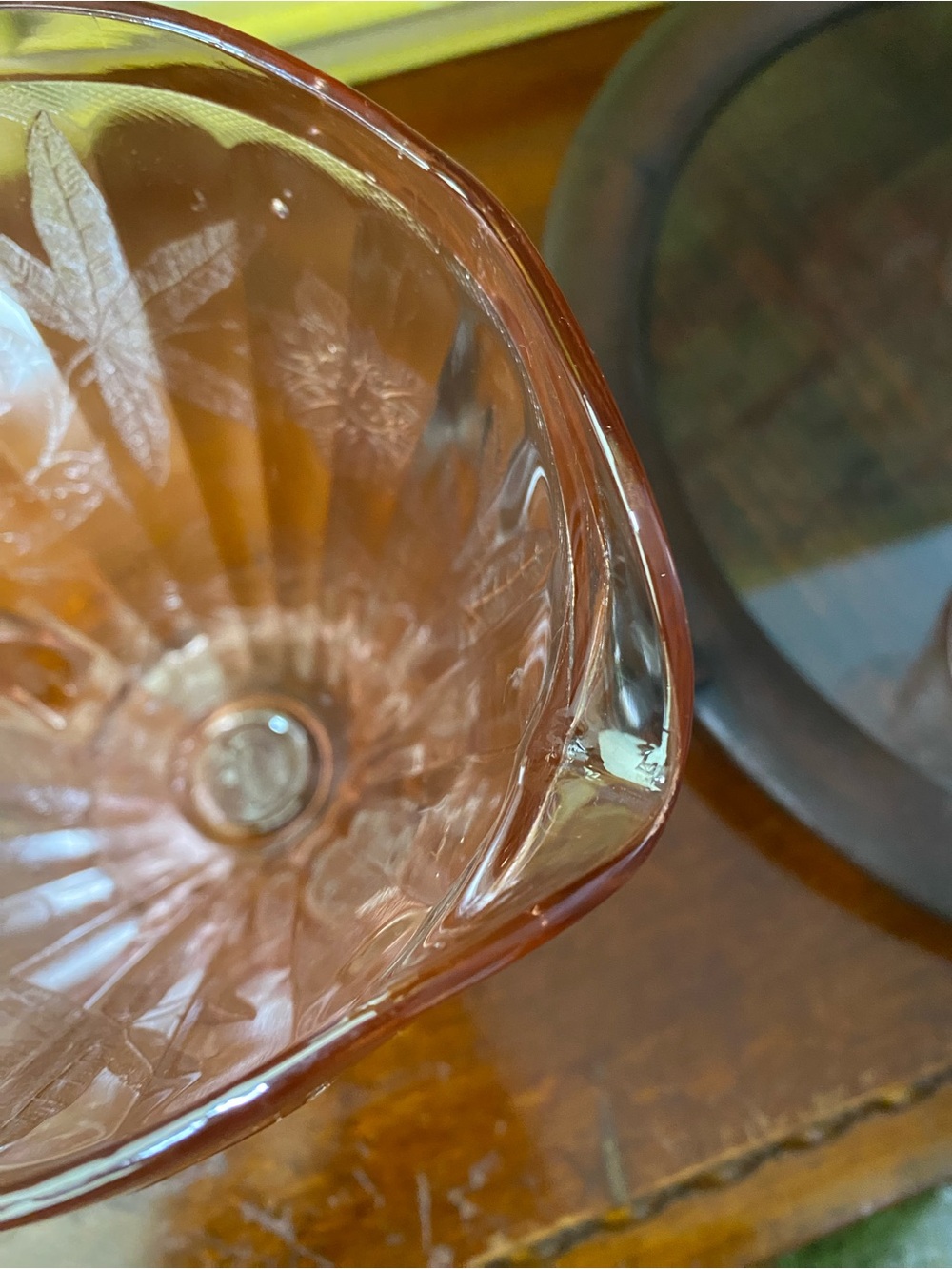 Pink Depression Pitcher “Floral” Set - Picture 7 of 10